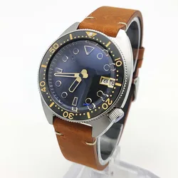 41mm Mechanical Men's Watch Sapphire Glass Japan NH35 Automatic Glow Waterproof Automatic Watch Rubber Band