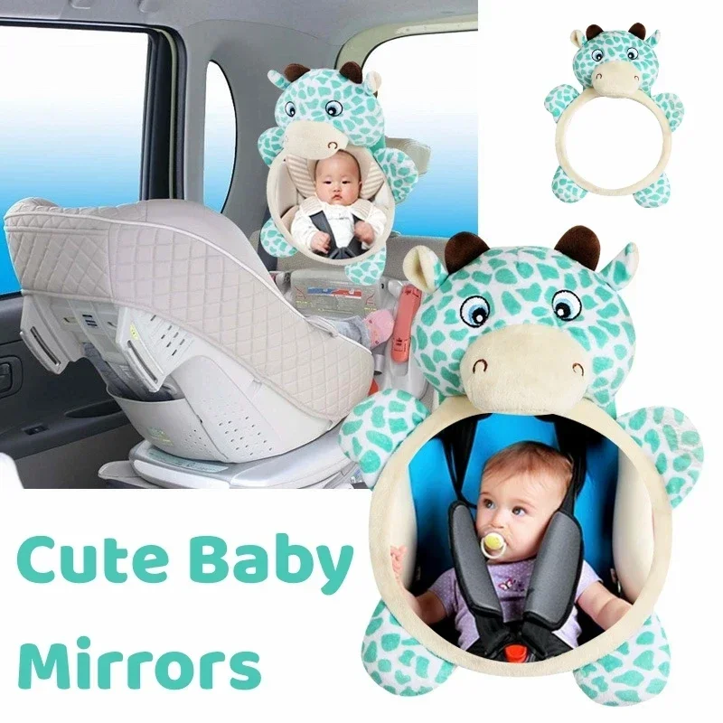 

Car View Back Seat Mirror Cute Baby Rear Facing Mirrors Adjustable Baby Mirror Safety Car View Mirror for Kids Child Toddle