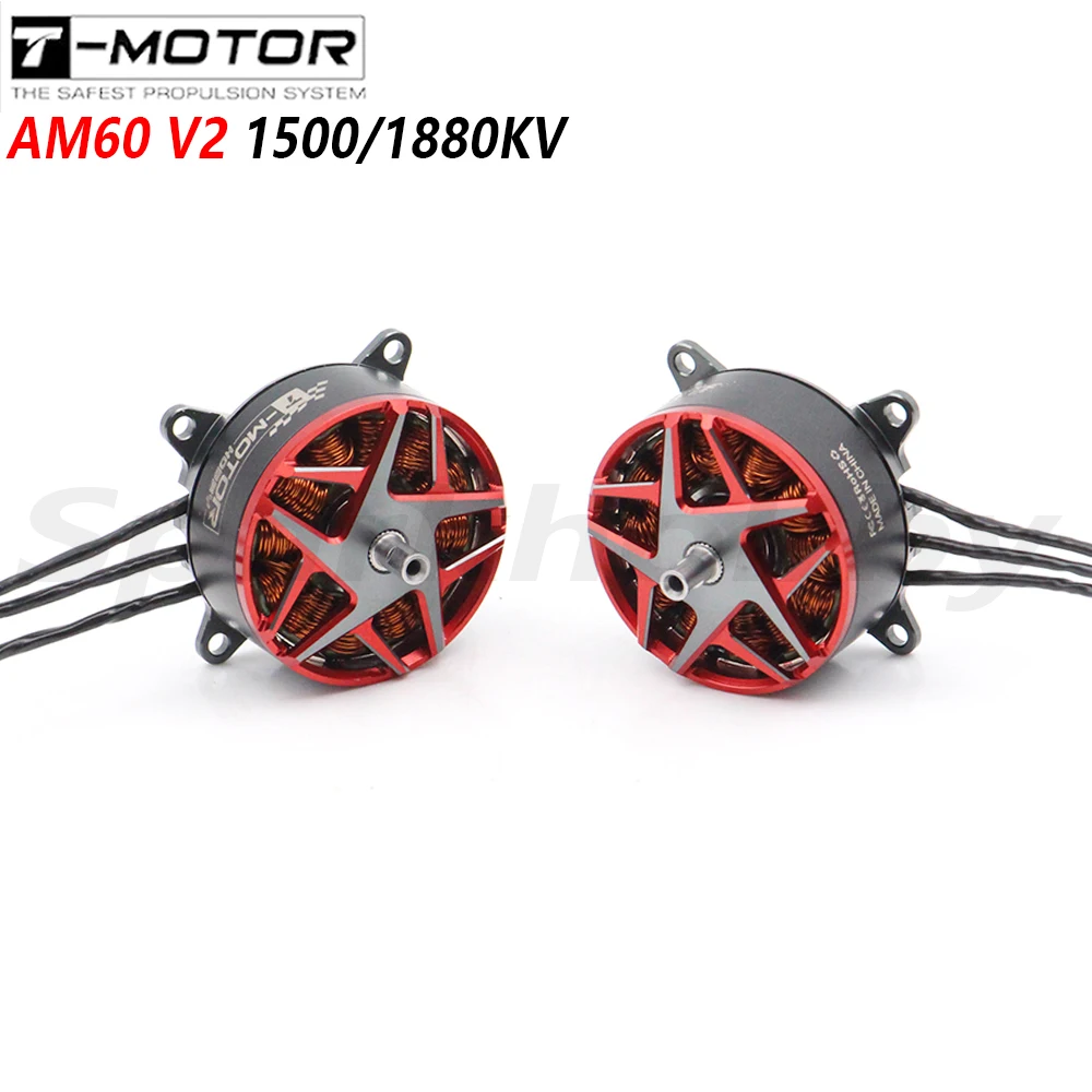 T-HOBBY T-MOTOR AM60 V2 4D KV1550 KV1880 2-3S Brushless Motor For RC  3D F3P 300-600g EPP Plane Fixed-Wing Airplane Drone
