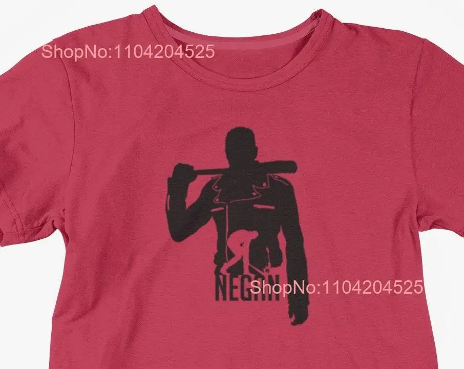 Negan T Shirt Walking Dead inspired Adult available in a variety of colors long or short sleeves