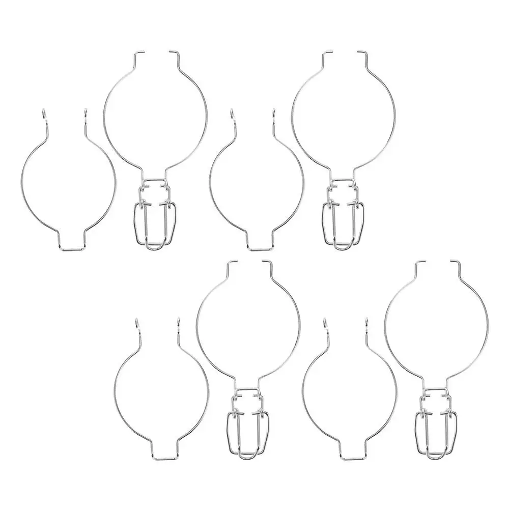 4Pcs Sealing Buckle Jar Clips Jar Fastenings Glass Spring Stainless Steel Wide Mouth Storage Hardware