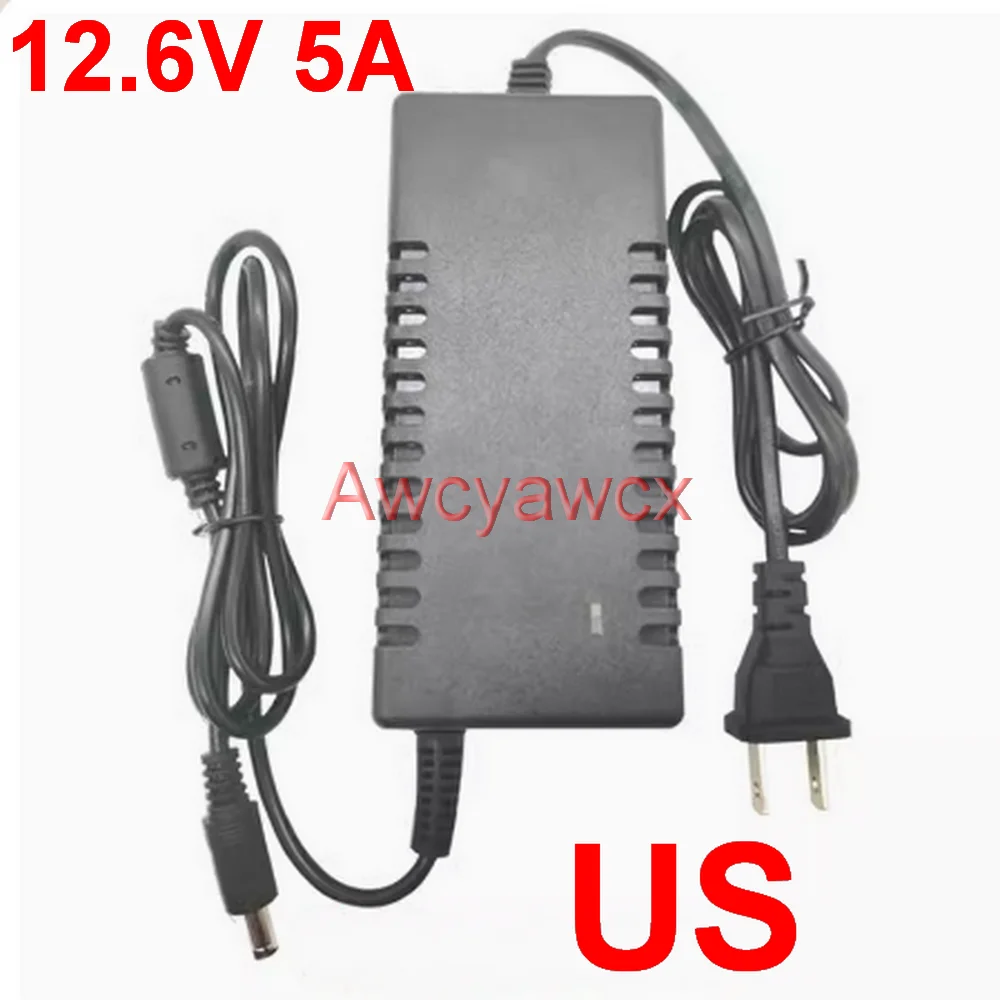 12.6V 5A 5000mA Li-ion LiPo Charger 3S 18650 3 series of lithium polymer 12V constant current voltage battery pack AC DC LED