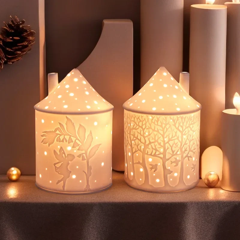 

Candle Jars Candle Making SuppliesCeramic Creative Modern Candle Holder Christmas Gift Decoration