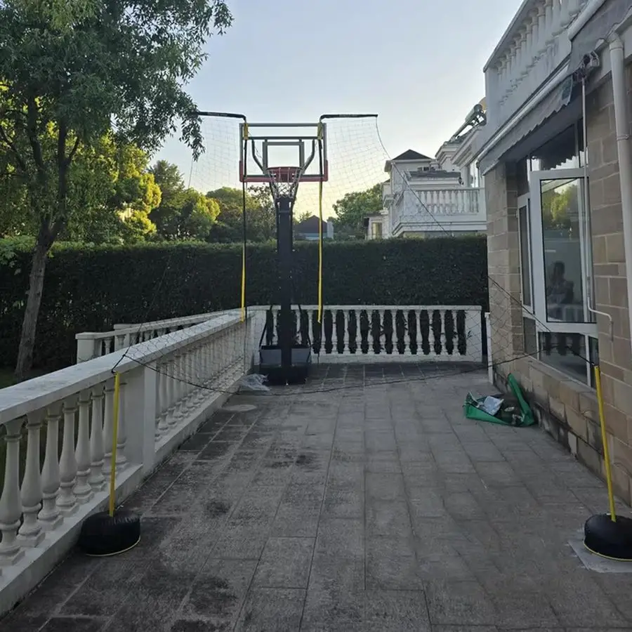 شبكة إرجاع كرة السلة RebounderRotating، مرفق إرجاع كرة السلة للأماكن الخارجية #6