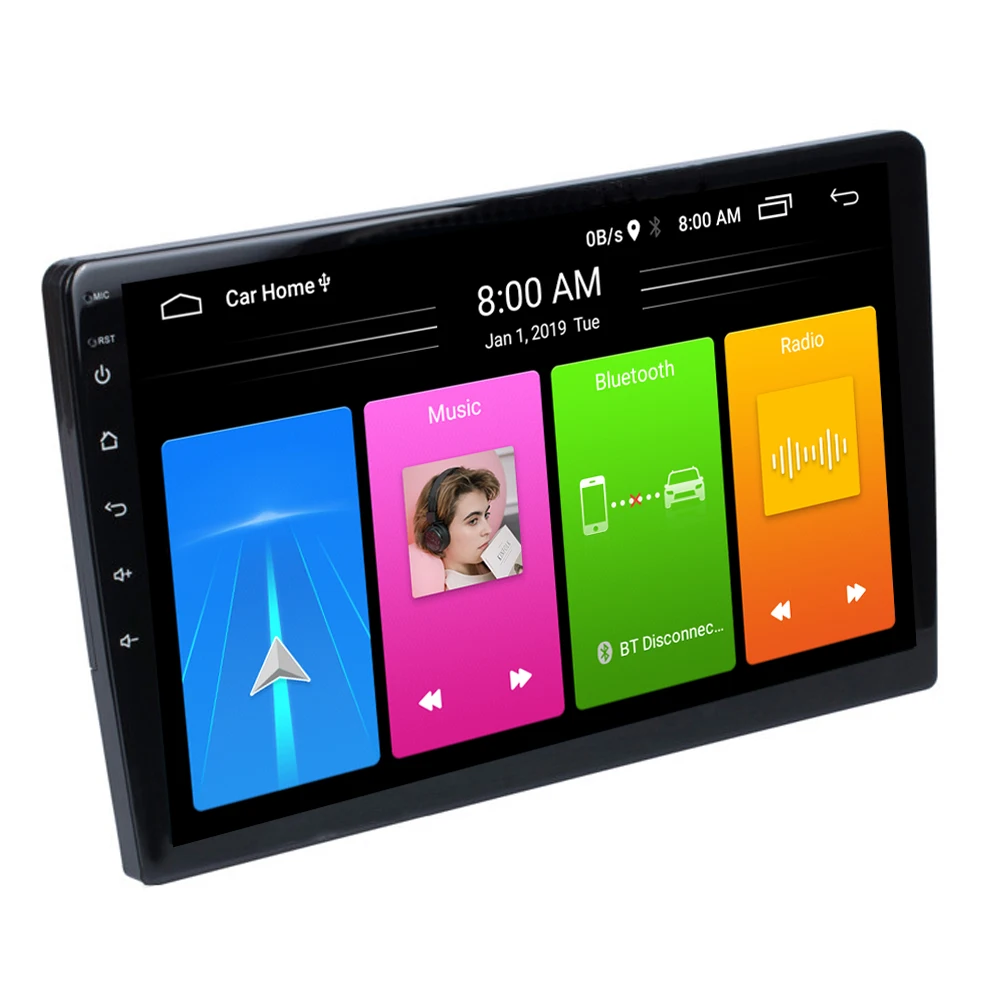 Universal Android Car Player 9 inch 2.5D Capacitive Touch Screen Android Autoradio Spilt Screen 2 Din Android Car Radio Stereo