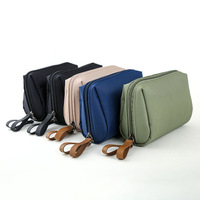 2023 New Makeup Bag Simple Solid Color Cosmetic Bag for Women Pouch Toiletry Bag Waterproof Make Up Purses Case Hot Dropshipping