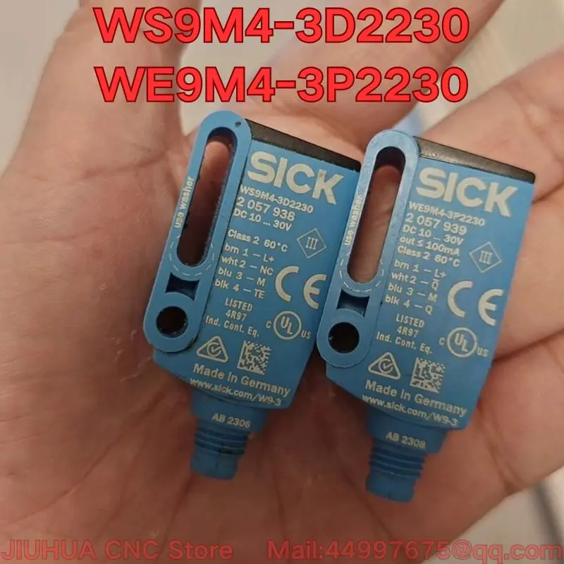 

Second-hand WE9M4-3P2230 WS9M4-3D2230 through-beam photoelectric sensor function test is normal