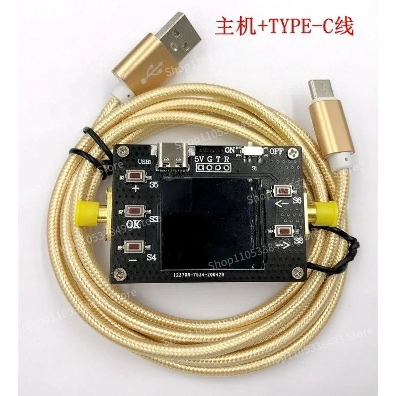 For DC-8G Digital Programmable Attenuator 30DB Step 0.1DB TFT Display CNC Shell Supports Communication