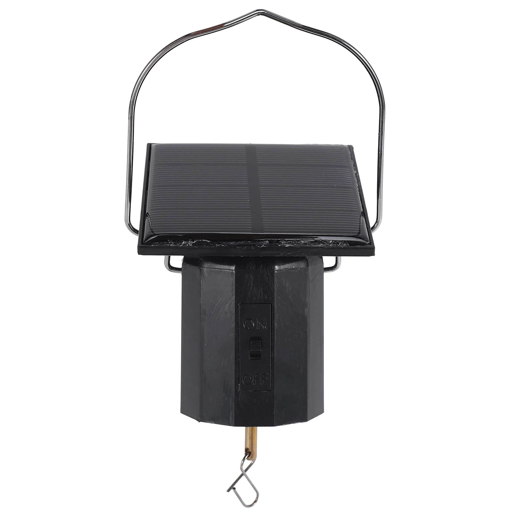 Wind Spinner Motor Solar Hanging Display Motor Rotating Solar Energy Wind Spinner Motor Rotatable Hook for Wind Chimes