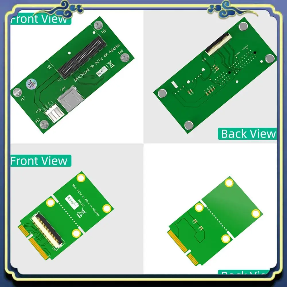 

Портативный удлинительный кабель Mini PCI-E к PCI-E X4 с высокоскоростным кабелем FPC с магнитной прокладкой, простая установка, B
