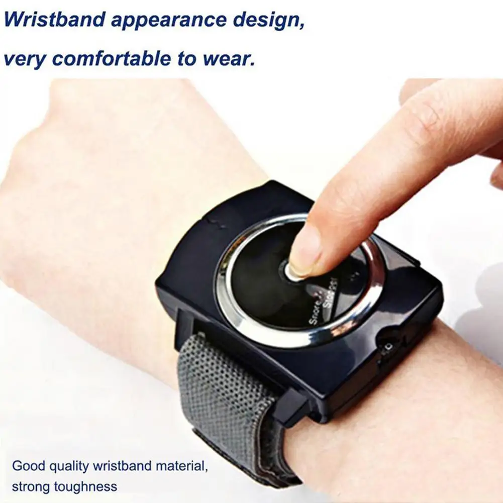 Electronic Anti Snoring Wristband Watch Anti Snoring Aid Wristband Device Intelligent Sleeping T5E3