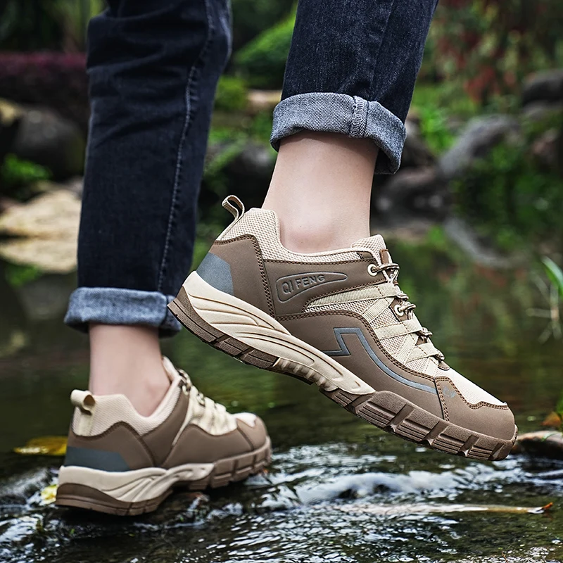 Men & Women Hiking Shoes Walking Sneakers for Couple Hiking Sneakers Sports Non Slip Climbing Shoes Breathable Hiking Shoes