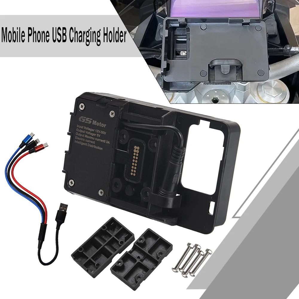 

Motorcycle GPS Smart Phone Navigation Mount Bracket Adapter Mounting Holder Support For BMW C400X C 400 X 400X C400 2019-2025
