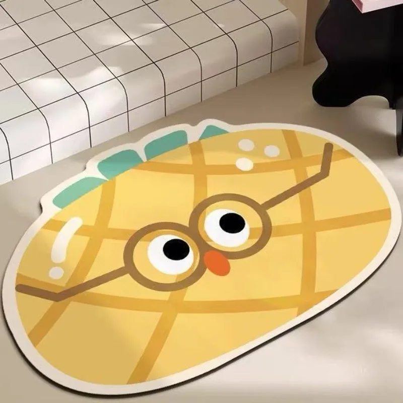 Bathroom absorbent diatom mud toilet  doormat toilet toilet floor mat toilet carpet