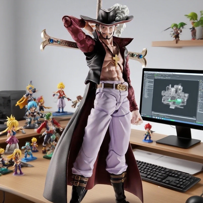 

Коллекционная фигурка Bandai SH Figuarts One Piece: Ророноа Зоро, Дракул Михоук, Хоки, аниме-фигурка, модель, подарок