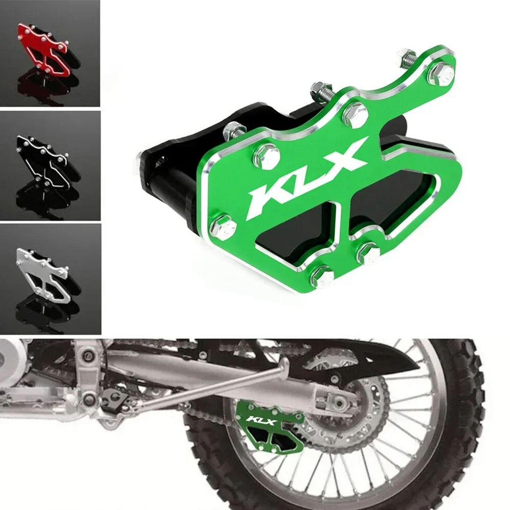 KLX LOGO CNC Under Chain Guide Guard Cover For KAWASAKI KLX 300 300R 300SM 1997-2007 2020-2023