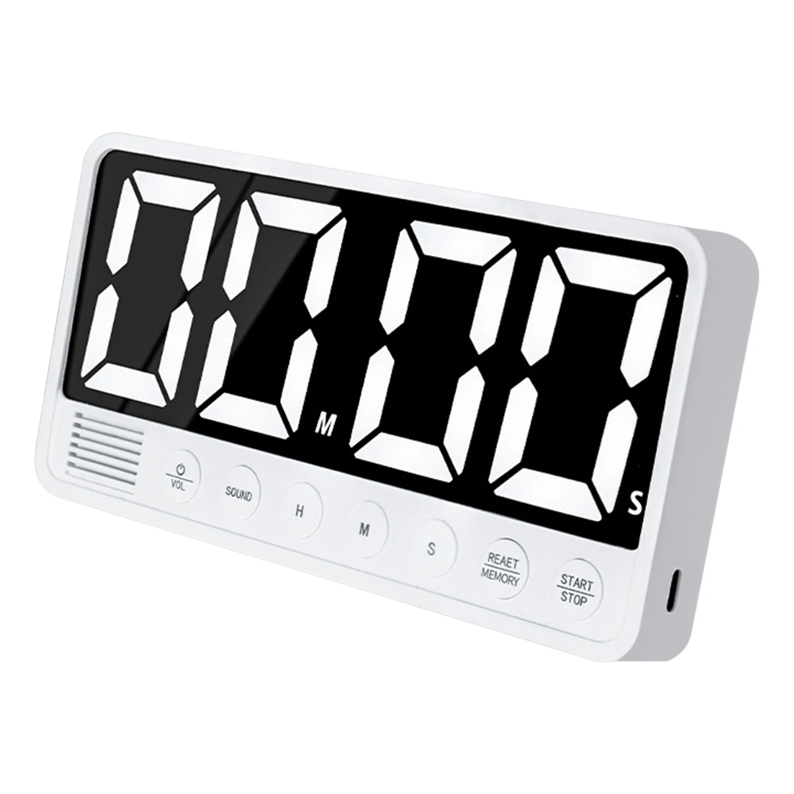 

Countdown clock for events LED Timer Countdown Big Screen 99Hr 59Min 6 Alarm Volume 3 Memories Type-C Charging