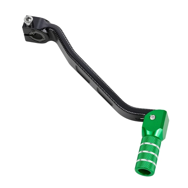 M76E Aluminium-Motorrad-Schalthebel-Reparaturteil für KLX300, Steuerhebel mit Klemmbefestigungsende für Dirt Bike – Detail 1