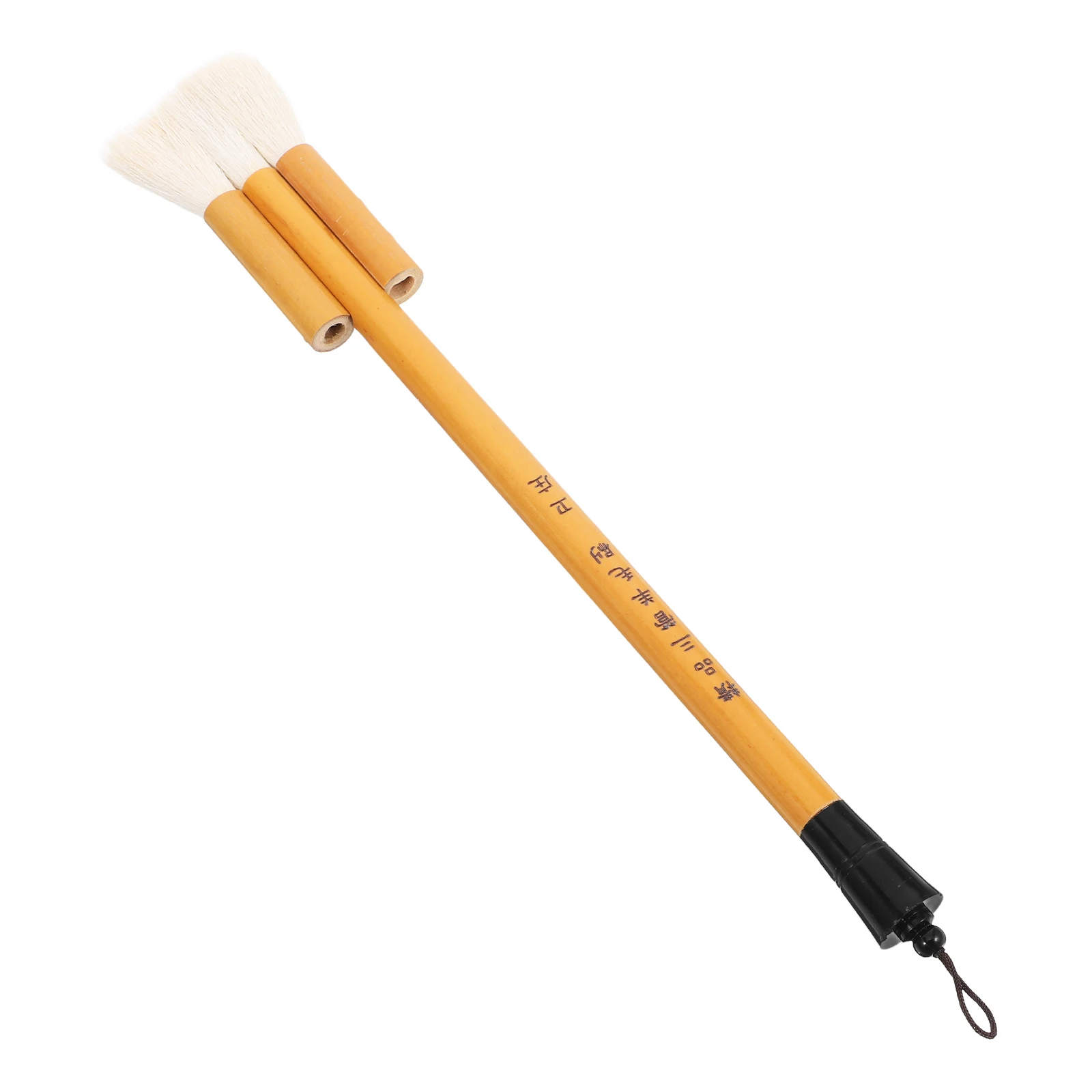 

Wool Brush Bamboo Handle Paint Tool Reusable Watercolor Drawing Multifunction Lightweight Durable Bristles Sturdy Handles