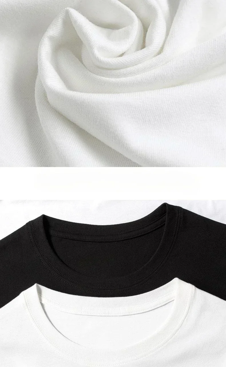 Kaos Pria Lengan Pendek Kerah Bulat Motif Huruf Trend Musim Panas 2025 Gaya Eropa, Atasan Pria Fashion Kelas Atas