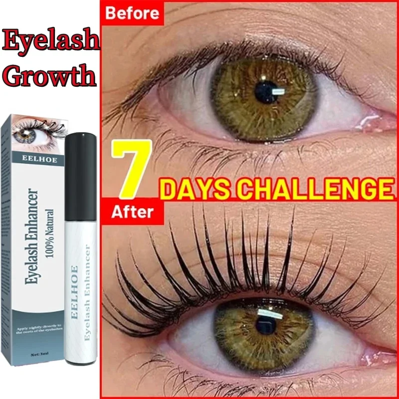 7 Days Fast Eyelash Growth Serum Natural Curl Slender Thick Eyelash Growth Solution Eyelash Lift Lengthening Cosmetics