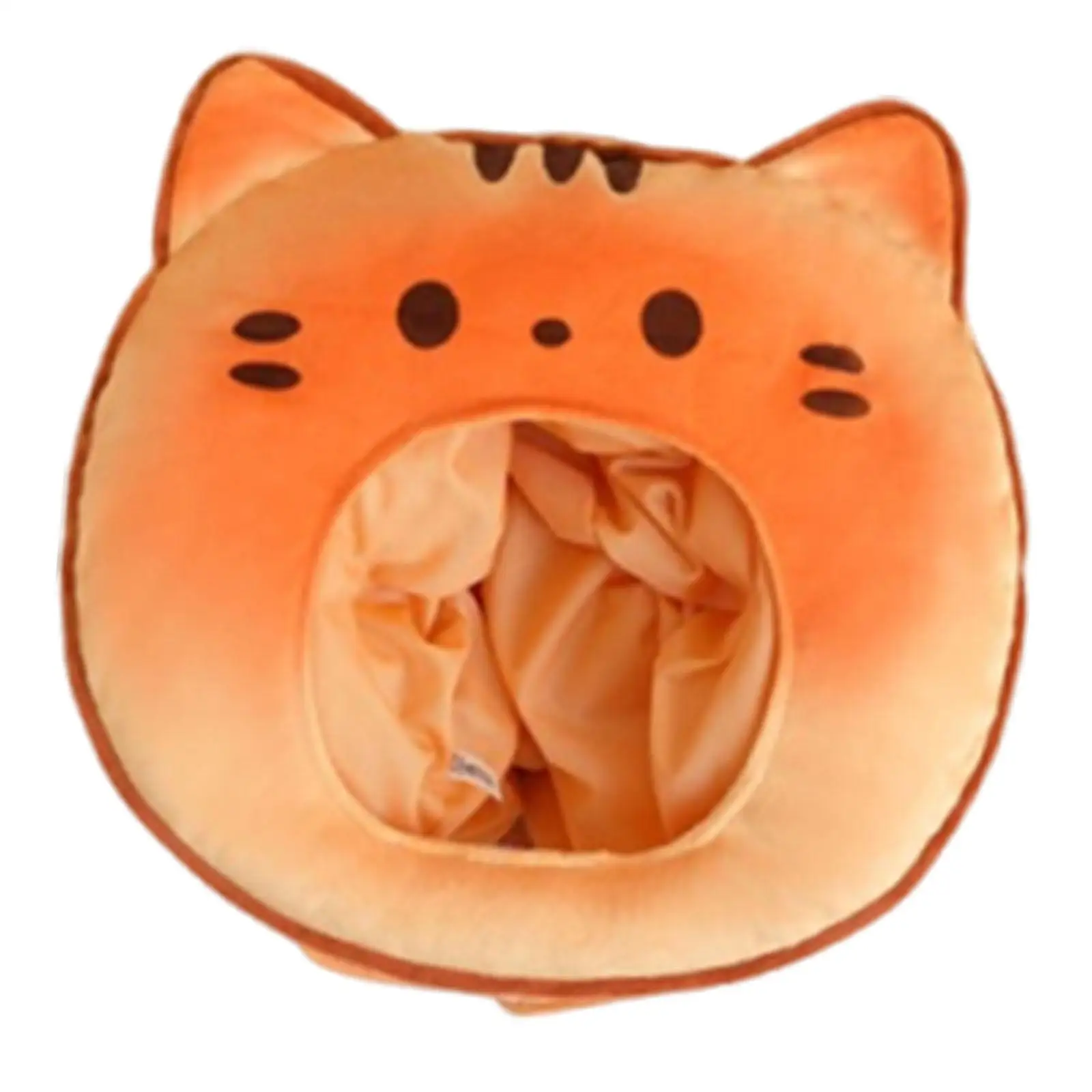 Cappello per copricapo per gatti in peluche, caldo e leggero, per foto, carino, novità, copricapo, cappello per cosplay, per spettacoli teatrali, feste di festival