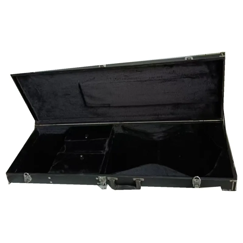 

High Quality Black Leather Electric Guitar Case Gig Bag