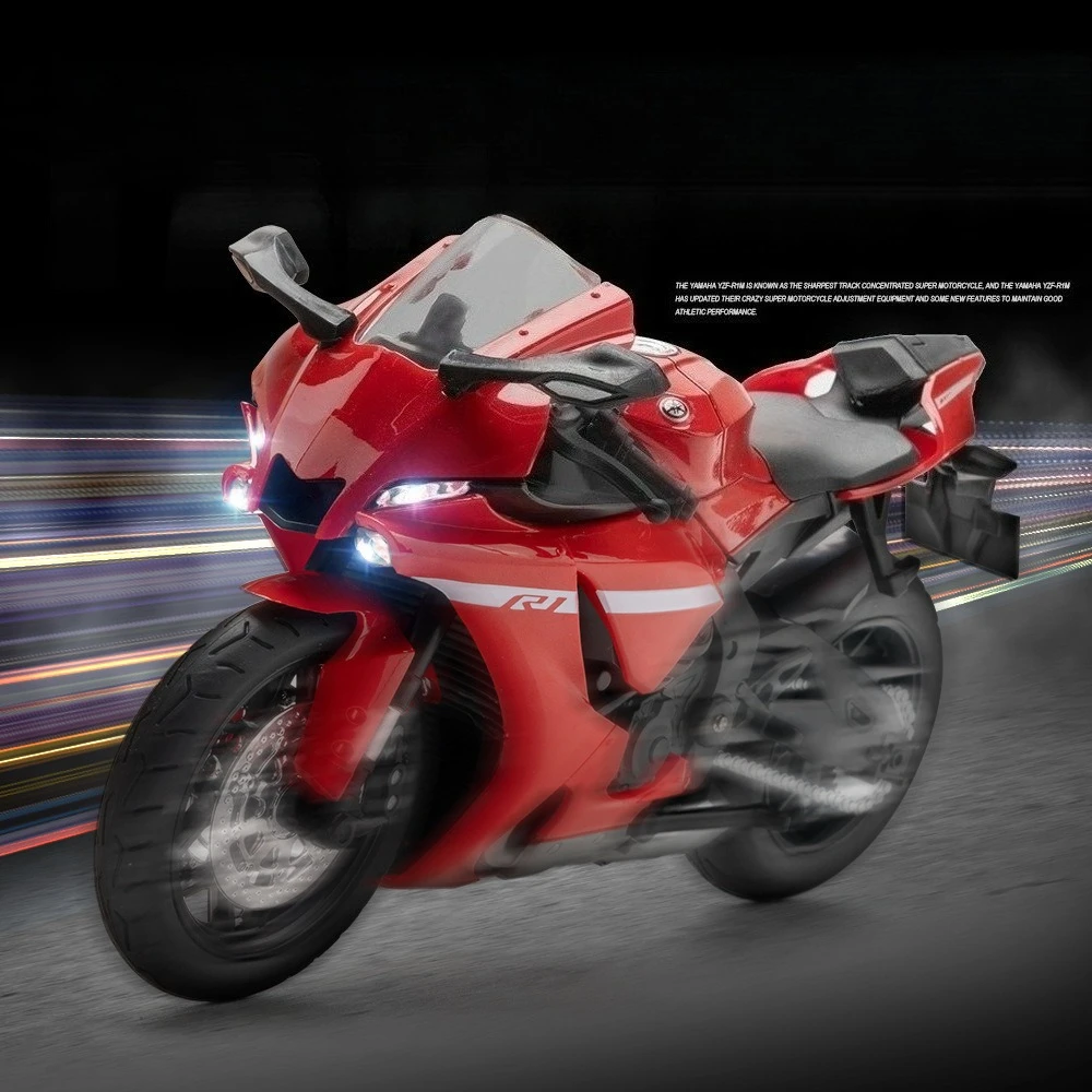 

1:12 YZF R1 модель для мотокросса из сплава, детская игрушка в подарок, литая под давлением модель автомобиля из сплава, коллекционная