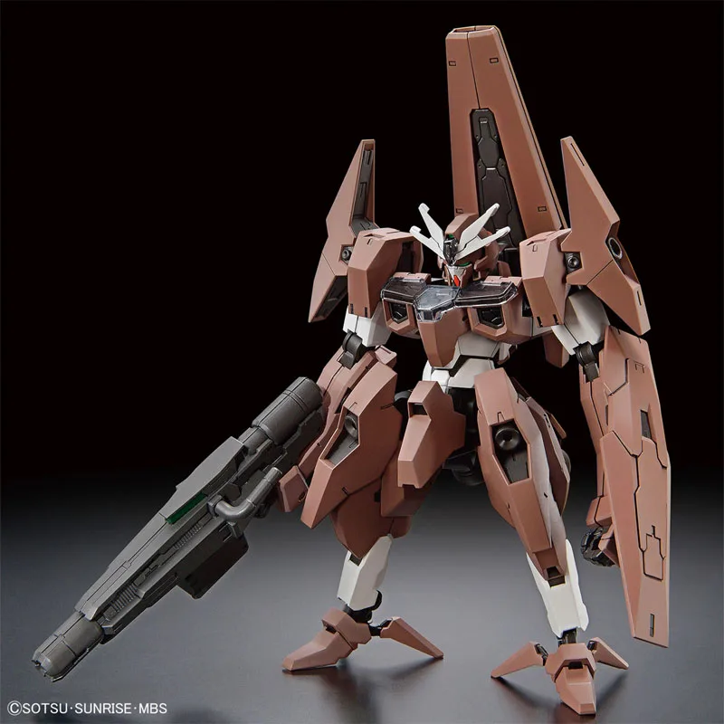 Bandai-Kit de modelo de figura de acción de Gundam, HG 1/144 de Mercury Gundam, modelo de colección Lfrith Thorn, juguetes para niños