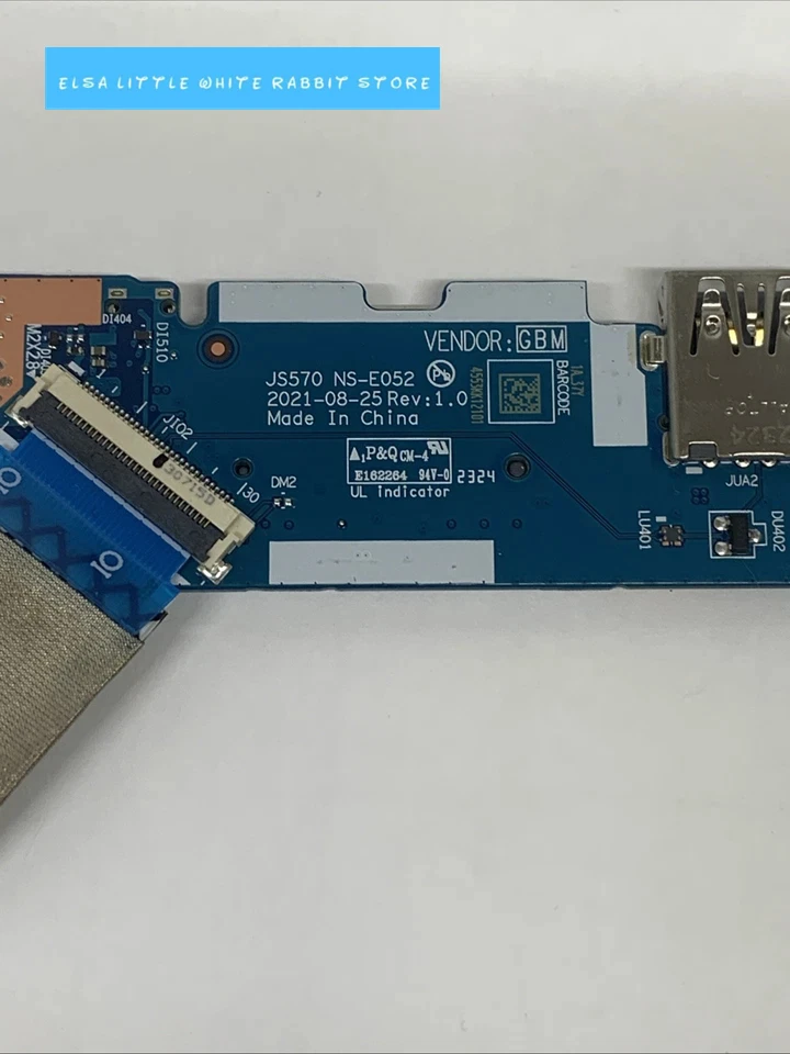 FOR IdeaPad 1 15IJL7 82LX USB Card Read Power Button Board 5C50S25273 JS570 NS-E052