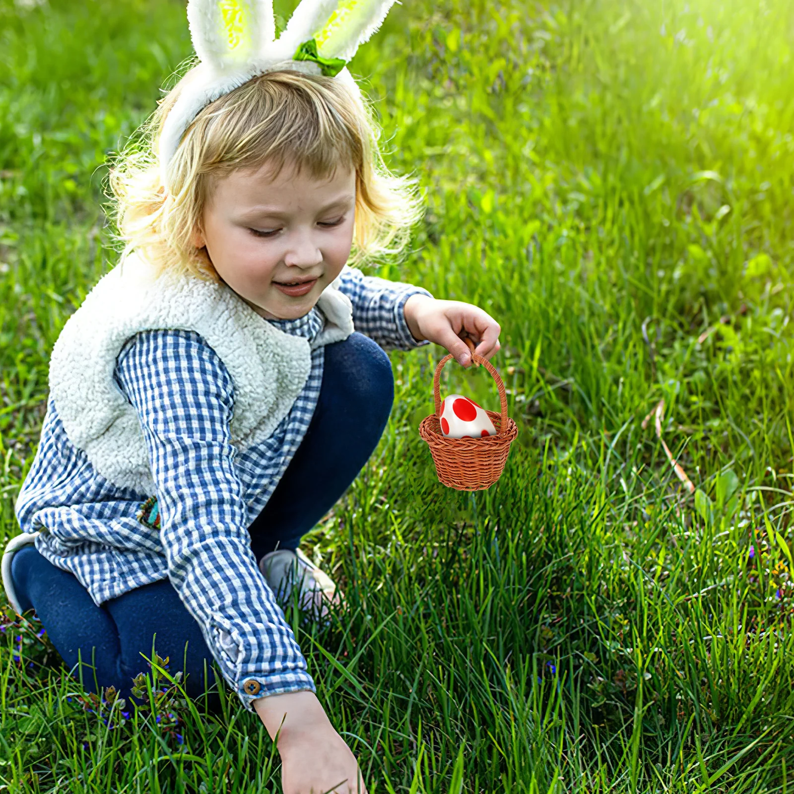 

Mini Decorative 8X5Cm Light Brown Creative Storage Basket For Desktop Diy Prop Organizer Small Basket Home