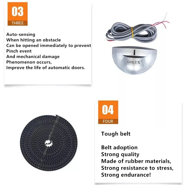 High-quality sliding glass door automatic   system with sensor