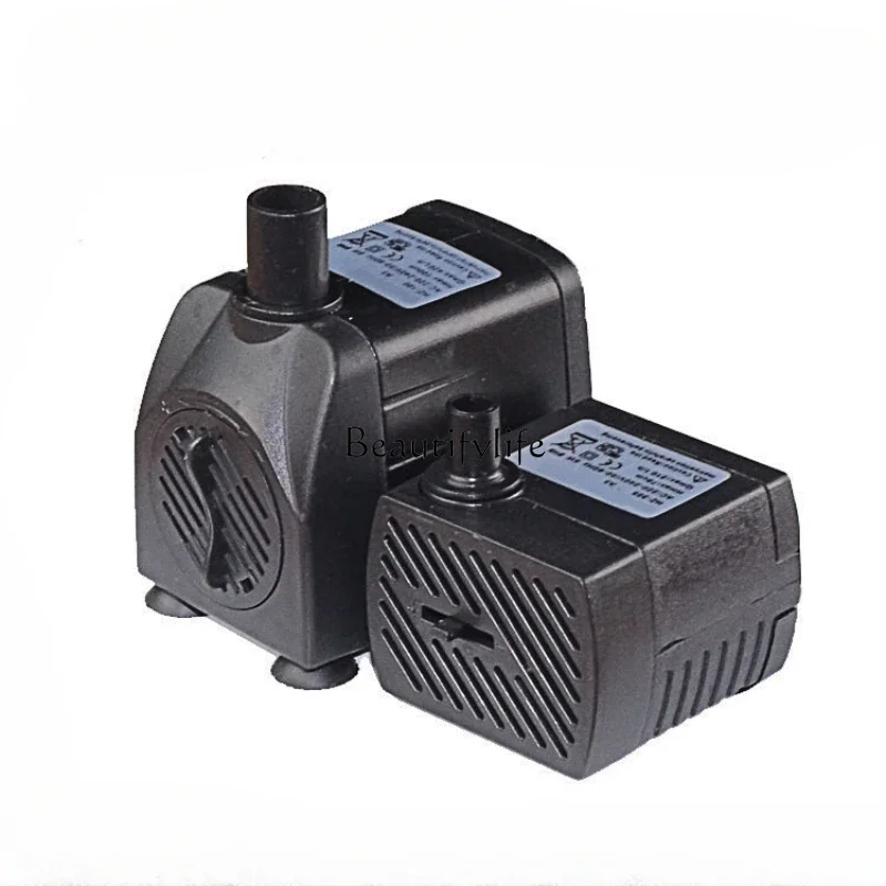 Artificial Mountain and Fountain Water Pump Fish Tank Circulating Bonsai Pump Miniature Small Mute 220V