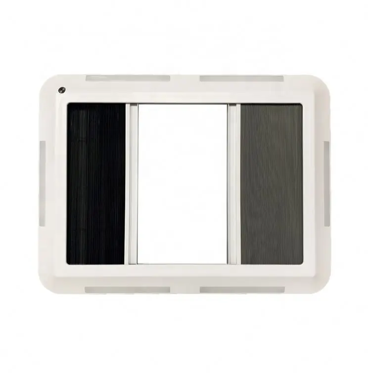 800x500mm 31.5 X19.7 Inch RV Caravan Motorhome LED Skylight Roof Window Hatch With Anti-Insect Net And Sunshade