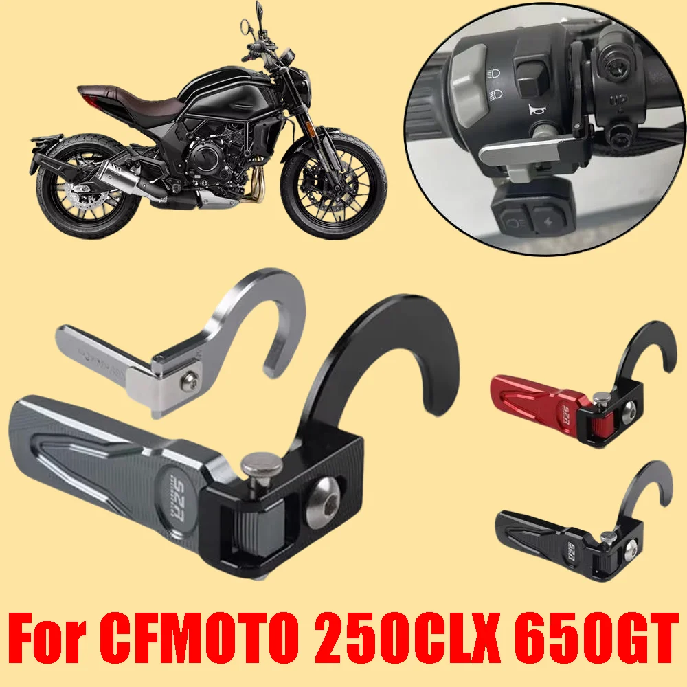 For CFMOTO CF MOTO 250CLX 250CL-X 250 CLX CL-X 650GT 650 GT Motorcycle Accessories Horn Button Switch Extension Button Bracket