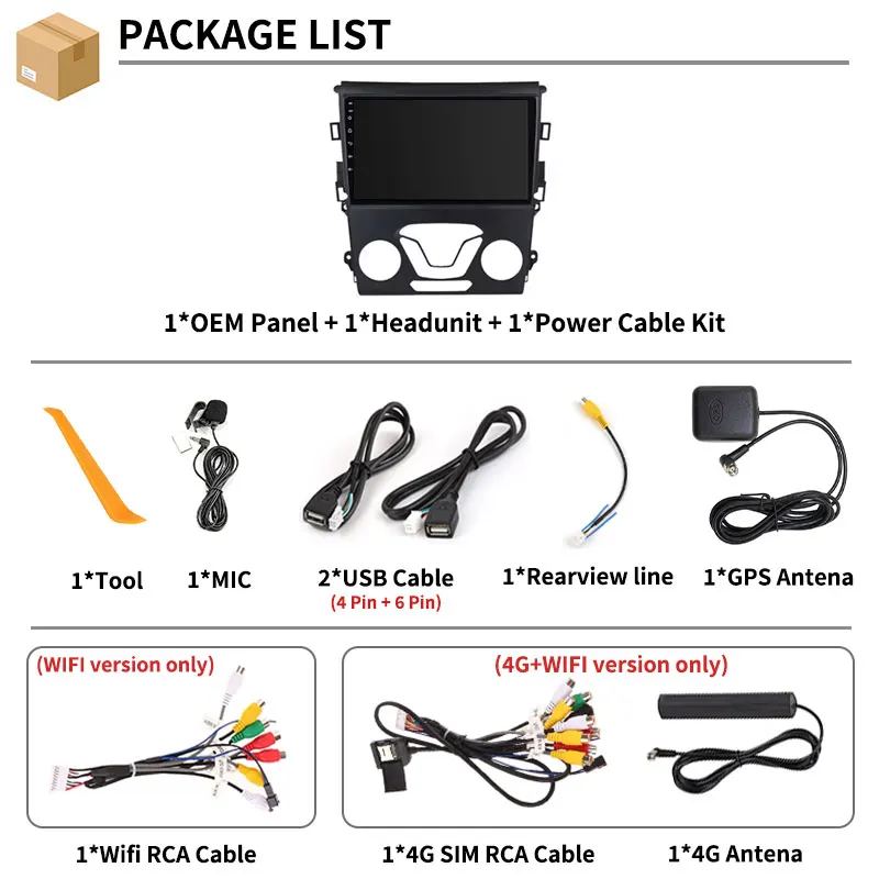 أندرويد 15 لفورد مونديو 5 فيوجن 2012 - 2019 راديو السيارة نظام تحديد المواقع اللاسلكي Carplay السيارات مشغل وسائط متعددة نافي رئيس وحدة ستيريو QLED #2
