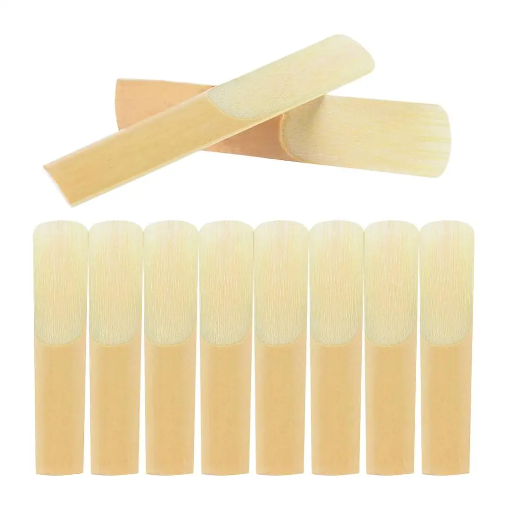Saxophone Accessory Reeds 2.5 Strength Alto Set Easy to Play Consistent Tone for Beginner Lessons