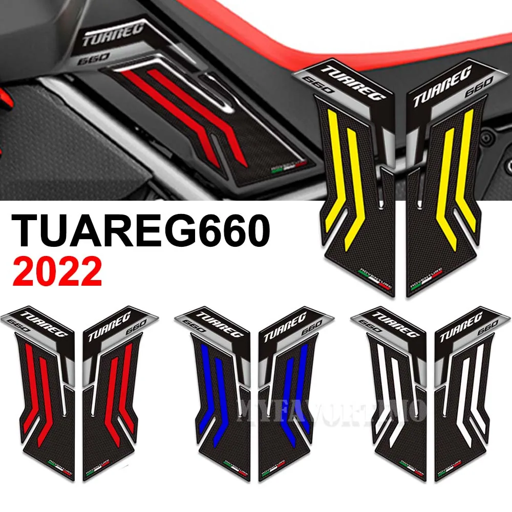 

For Aprilia Tuareg660 Tuareg 660 Motorcycle Stickers Side Tank Pad Grips Gas Fuel Oil Knee Decals Protector Kit 2022