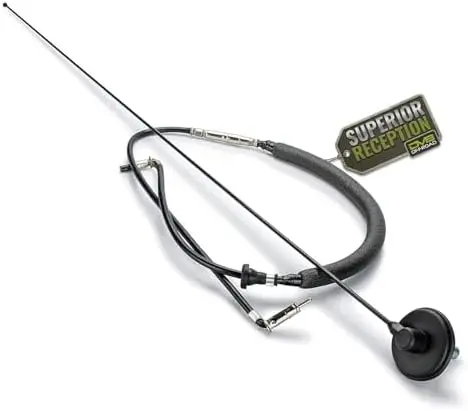 

DV8 Offroad 31" Stainless Steel Antenna for Wrangler TJ (1997-2006) – High Reception AM/FM Mast