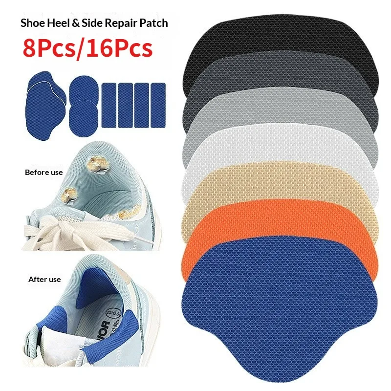 Self Adhesive Sneaker Heel Repair Patch, Shoe Lining and Side Damage Fix Sticker
