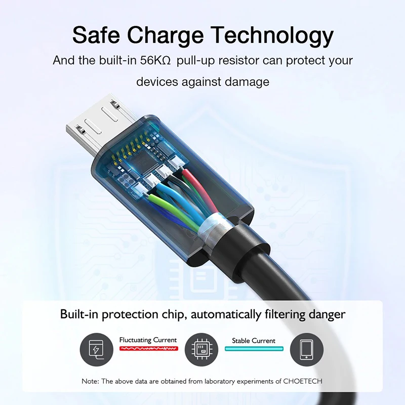 【شحن سريع】 كابل شحن USB 1 متر/2 متر/3 متر كابل شحن سريع متوافق مع كابل الهاتف Micro Usb/iPhone/Type C كابل بيانات سلك الشاحن