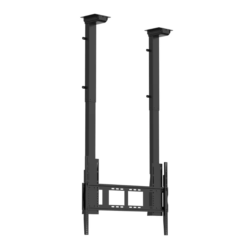 32-100 inch electric double column ceiling pull-down TV lift/height adjustable TV cabinet TV stand for cabinets and ceilings