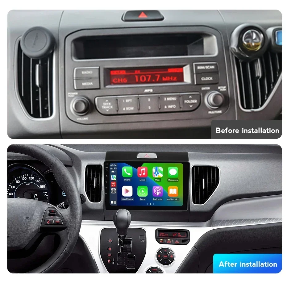 

Screen Car Radio 10 Inch 8+128GB Stereo Player For 2011-2017 With GPS Antenna 5G Reversing Cameracheap And Fine