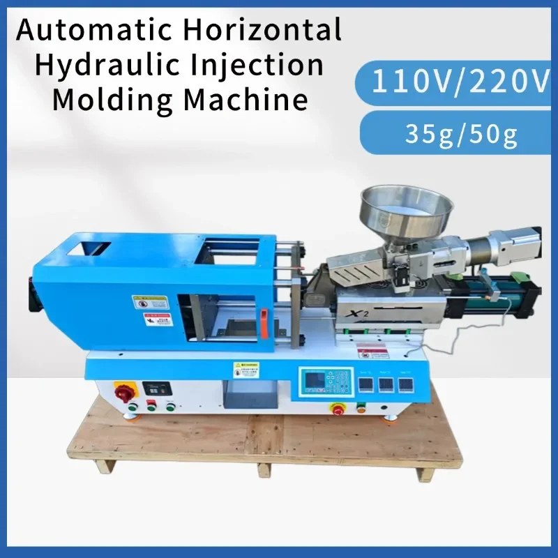 220V/110V 35g/50g Horizontal Hydraulic Injection Molding Machine 16T Injection Molding Machine Plastic Molding Machine