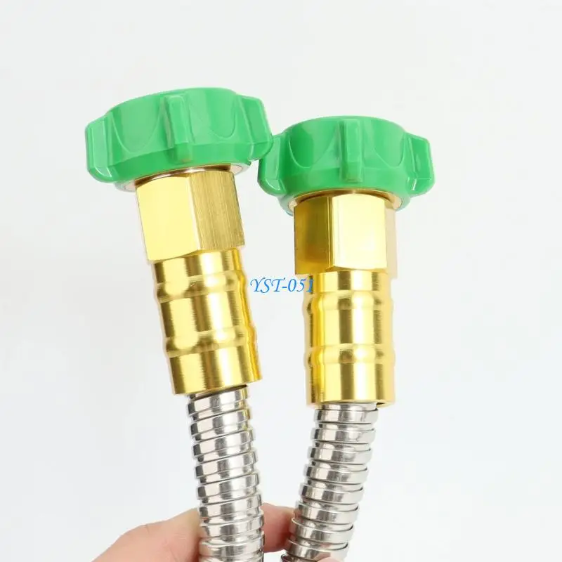 E15A High Pressure Resistant 304 Stainless Steel Flexible Hose Connector for Home Use