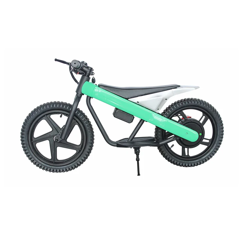 2024 Cheap Kids Electric Bike 36V 250W 350W Motor Optional Frame Color Seat For One Kids Double Seat For Two Kids image 4