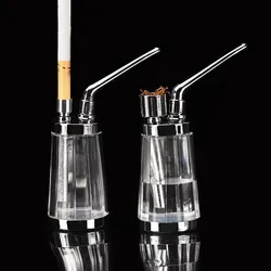 New Mini Hookah Shisha Tobacco Smoking Water Pipes Box Gift of Health Metal Tube Filter Portable Bottle Tube Holder 