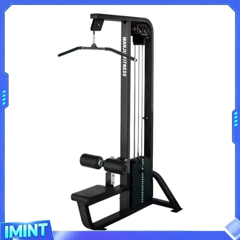 Gym Fitness Equipment Pin Loaded Selection Strength Training Pully System Lat Pulldown Seated Low Row Machine
