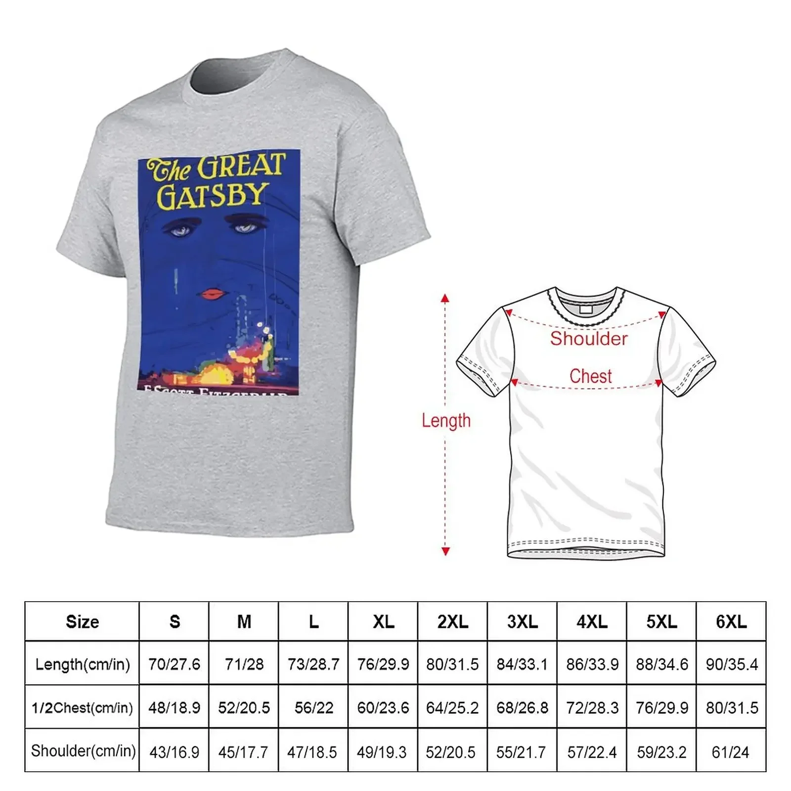 The Great Gatsby (2) T-Shirt customizeds designer shirts Short sleeve tee designer t shirt men