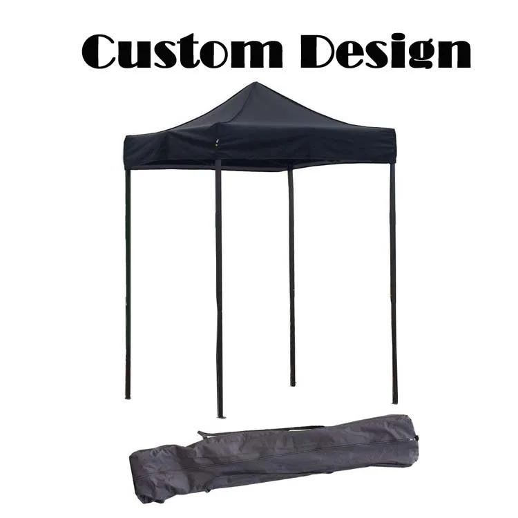 Outdoor durable waterproof iron pole cheapest price small size 1.5x1.5m gazebo tent/5x5 canopy tent/black